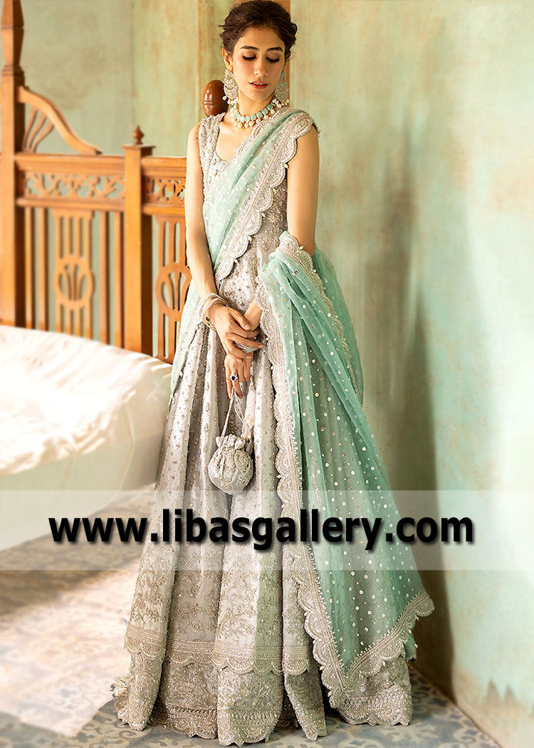 Sterling Celeste Magic Lily Bridal Anarkali