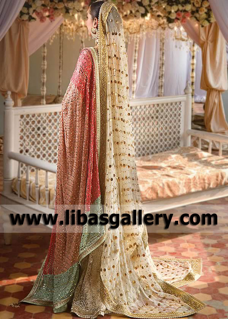 Ivory Zenobia Latest Lehenga Dress for Nikah