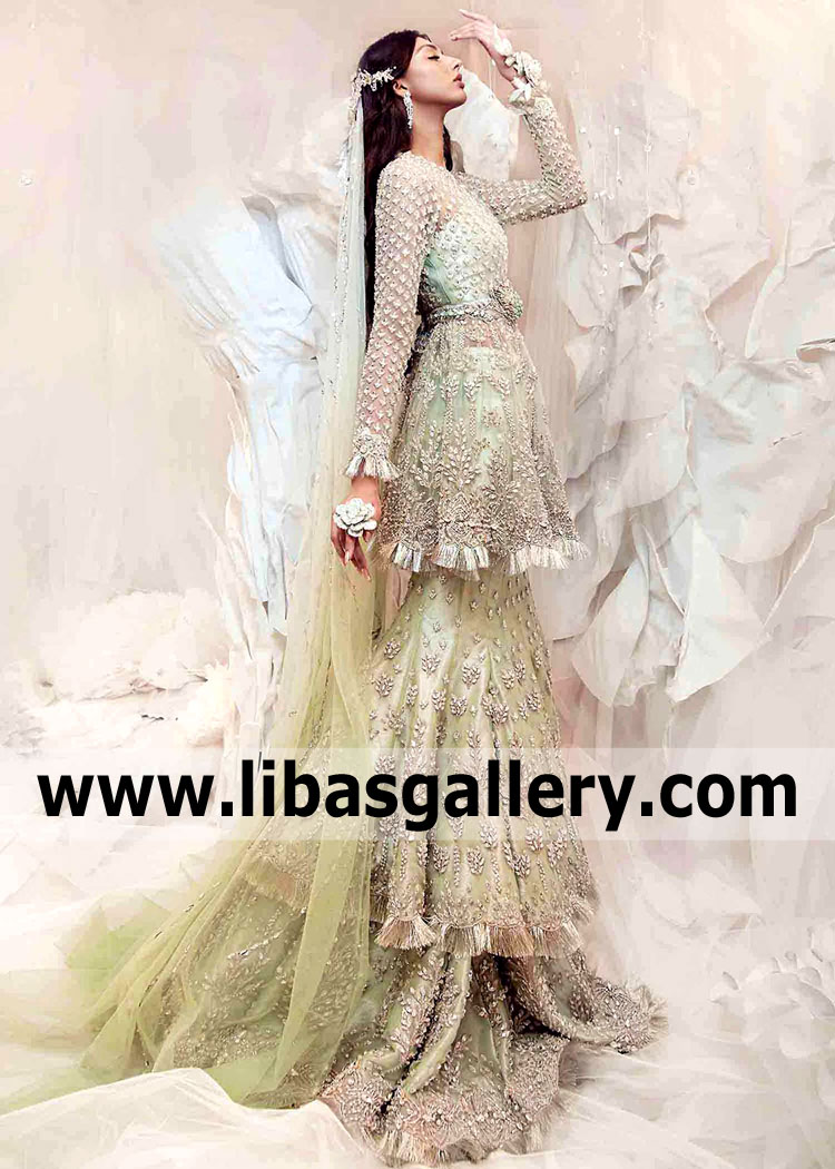 Spring Bud Lotus Wedding Lehenga