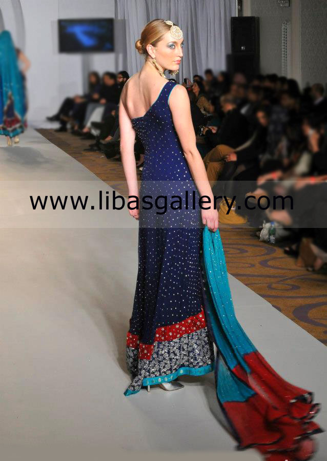 Blue Meridian Anarkali Outfit