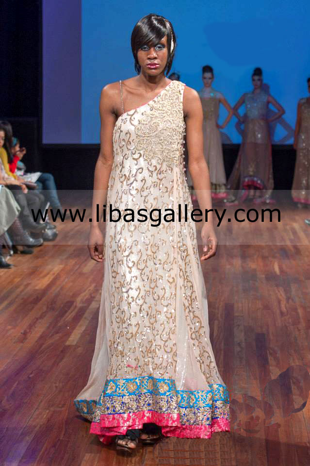 Ecru Olivia Anarkali 