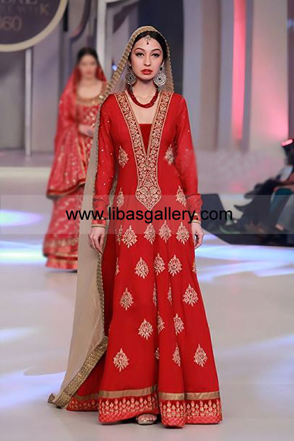 Cardinal Prairie Anarkali Dress 