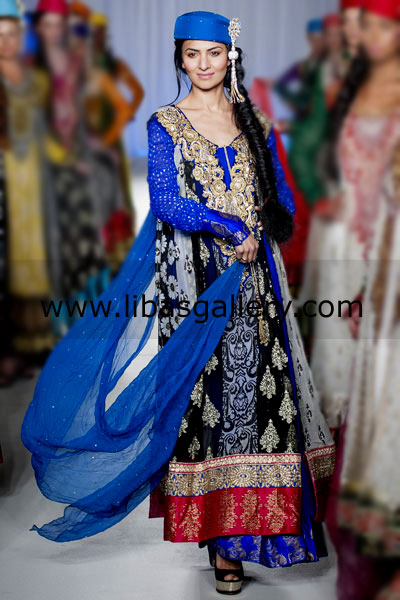 Beautiful Anarkali Style Bridal Dress 