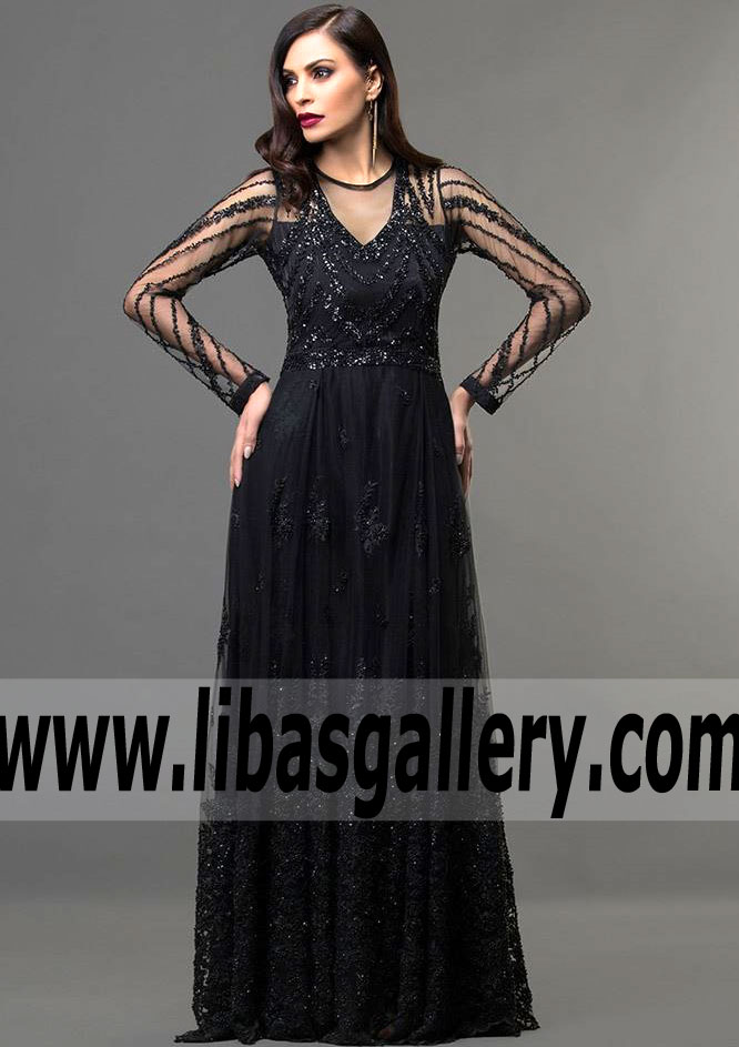 Marvelous Black Carnation Wedding Gown