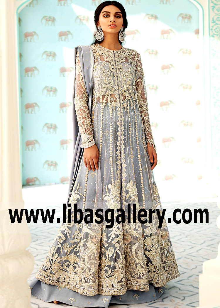 Lavender Dahlia Anarkali Suit