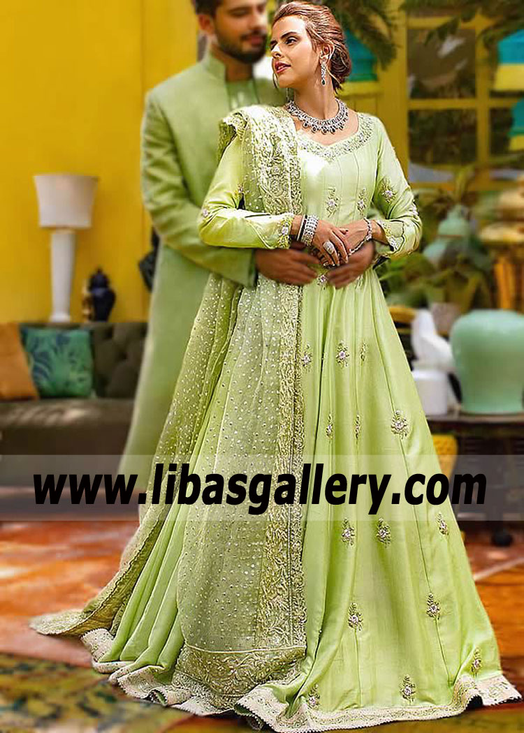 Spring Bud Alva Long Kalidar Pishwas