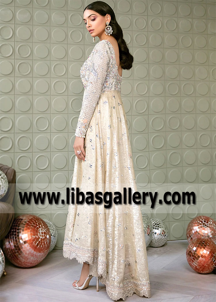Ice Yellow Mazus High Low Gown