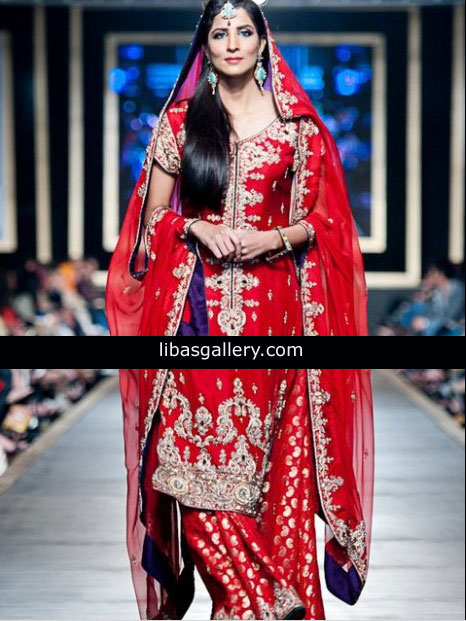 Red Bridal Lehenga
