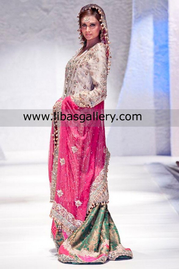 Ash Grey Saadi Sharara