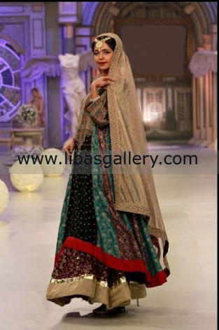 Black Vibrant Kenzie lehenga