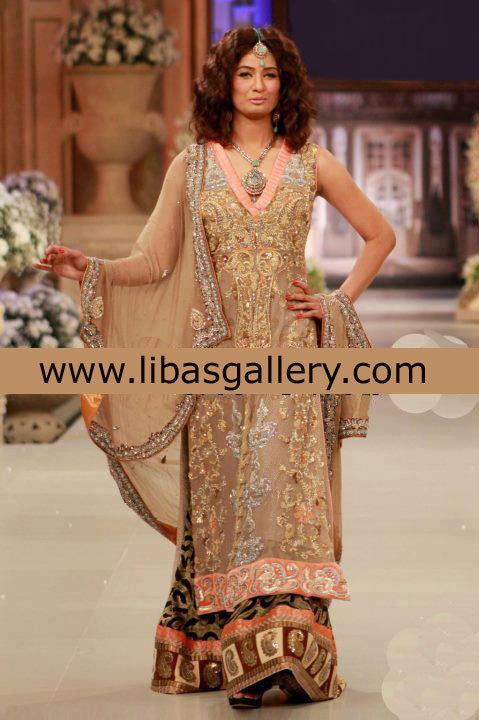 Desert Sand Amadeus lehenga