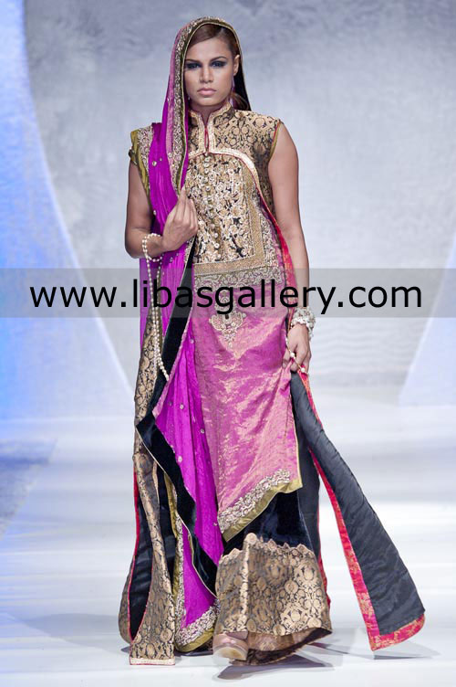 Indigo Polipo lehenga