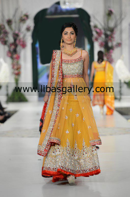 Traditional Bridal Mehndi Dresses 2013,Mehndi Mayon Mayun Bridal and Special Occasion,Party Wear Suits,Mehandi Mehndi Bridal Dresses 2013