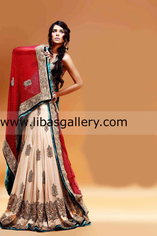 Peach Deane New Bridal Dress 