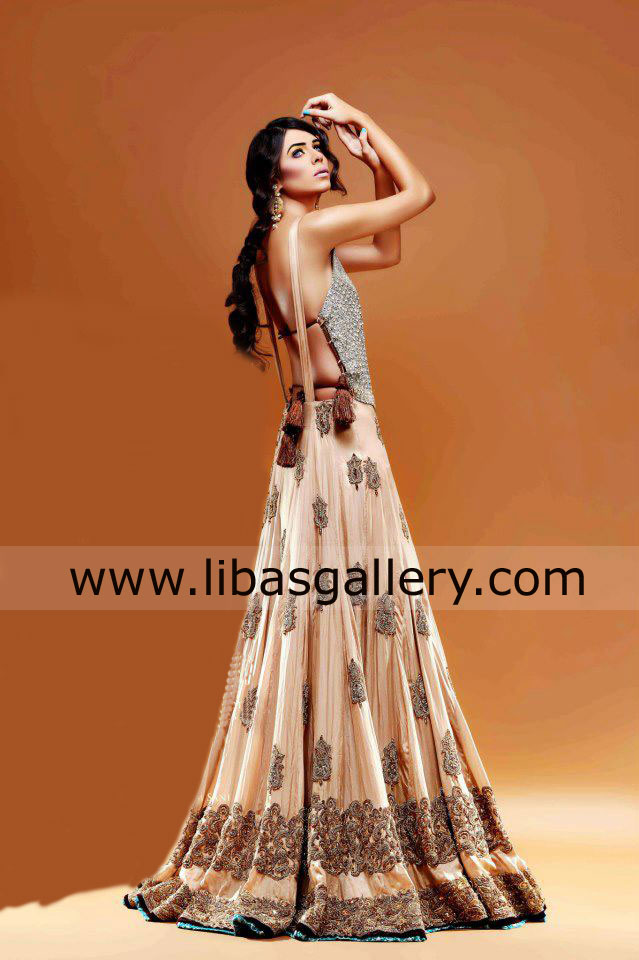 Peach Deane New Bridal Dress 