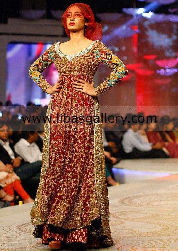 Buy HSY Fully Embellished Flared Long Dress Embroidered Anarkali Bridal Dresses 2013 Collection at Bridal Couture Week UK, USA, Canada Buy HSY Fully Embellished Flared Long Dress Embroidered Anarkali Bridal Dresses 2013 Collection at Bridal Couture Week UK, USA, Canada