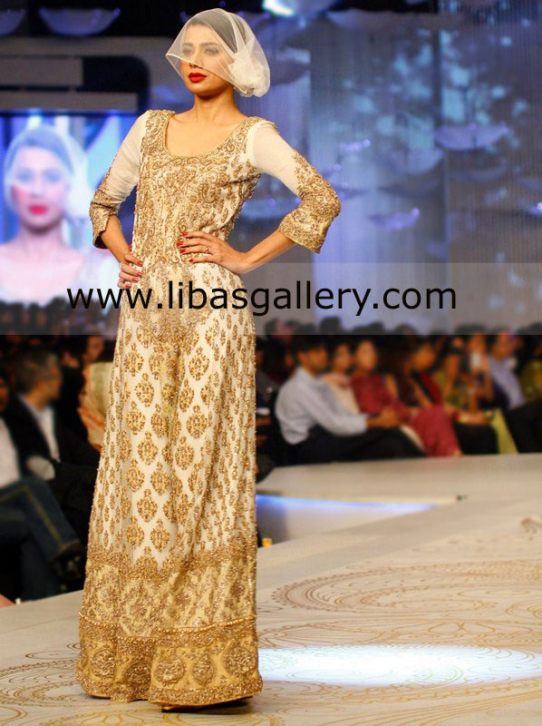BUY HSY Latest Bridal Gowns 2013 Collection, Bridal Sharara, Gharara, Lehenga 2013 Dresses at Pantene Bridal Couture Week 2013 Online in USA, UK, Canada, Australia