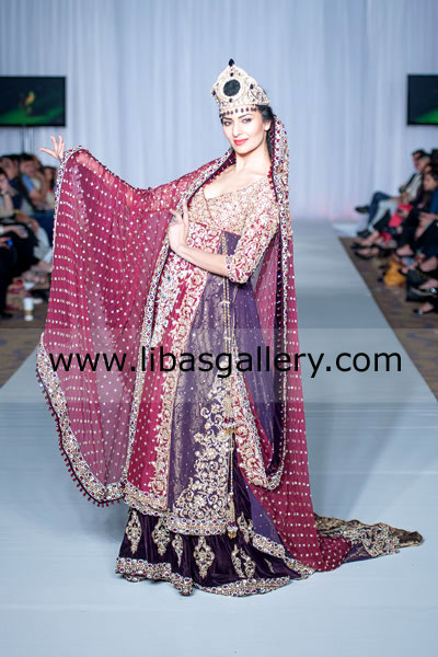 Royal Purple Rocsi New Bridal Dress 