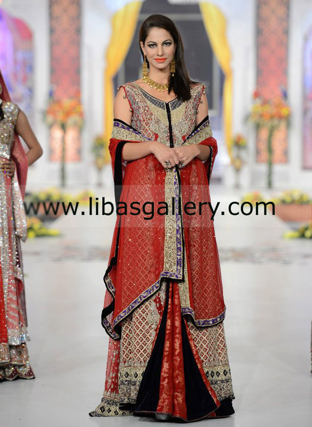 Red Clayton Bridal Dress 