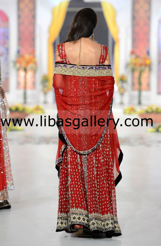 Red Clayton Bridal Dress 