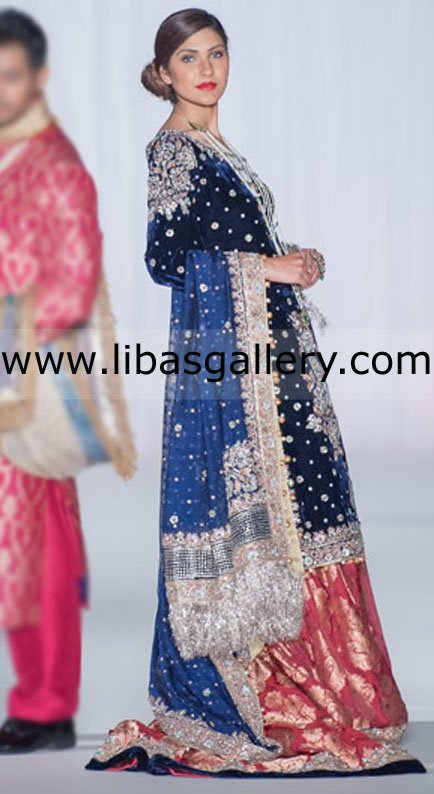 Royal Blue Deane New Bridal Dress