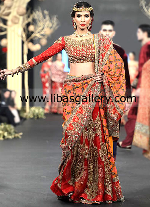 Fire Engine Red Desana Bridal Wear 2014