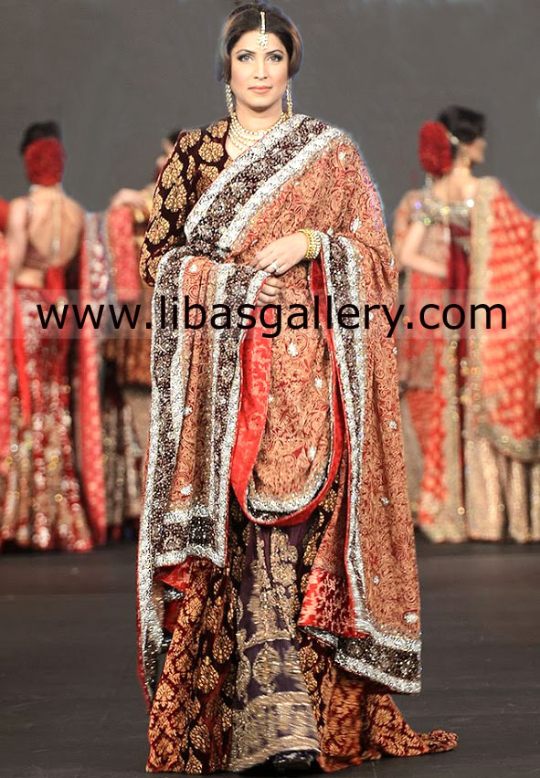 Best Designer Wedding Dresses, HSY Bridal Sharara, Gharara, Wedding Ghaagra bridal Lehenga, Latest fashion, bride, PBCW bridal show, wedding dress designer Sydney, Perth, Brisbane, Melbourne Australia