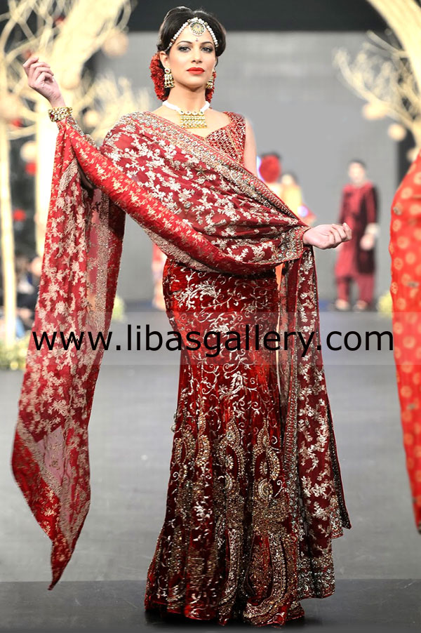 Deep Red Arianna Bridal Wear 