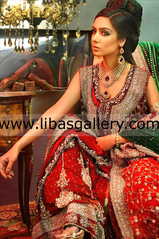 waseem noor Fashion Shows Karachi, waseem noor Fashion Week Wedding Lehenga, waseem noor Bridal Fashion Week 2013-2014 Wedding Lehanga Sharara Yuba City, San Jose, San Francisco, Los Angeles, CA