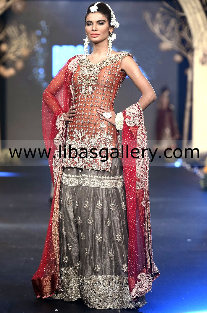 Red Denver Bridal Dress 2014 