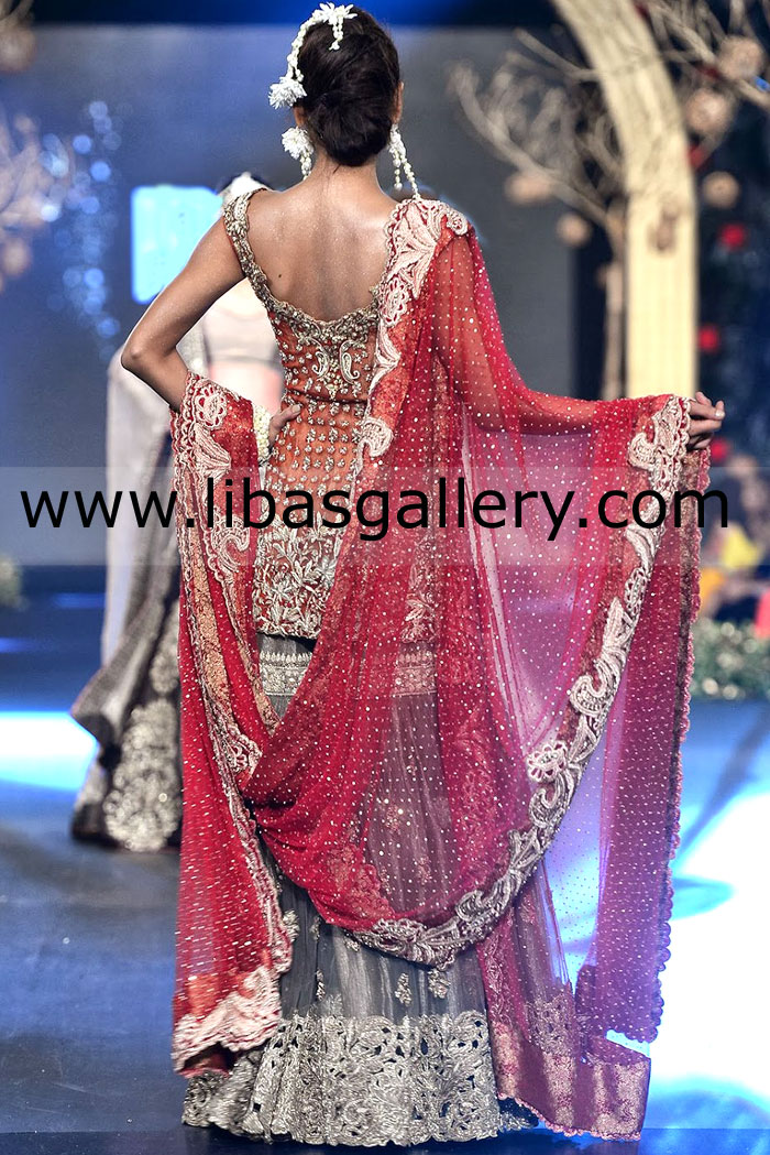 Red Denver Bridal Dress 2014 