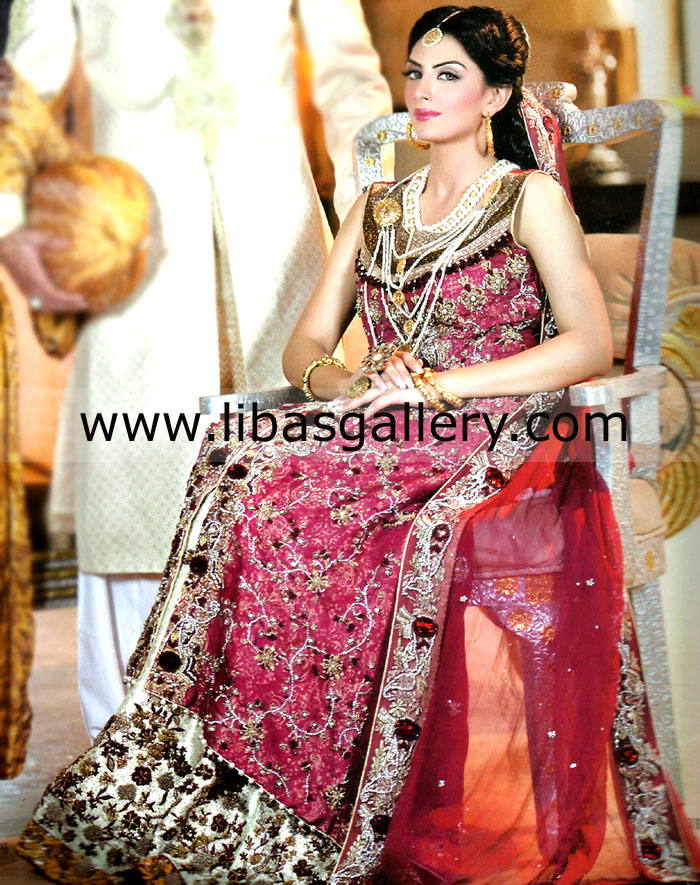 Deep Carmine Cantina Bridal Wear 2014