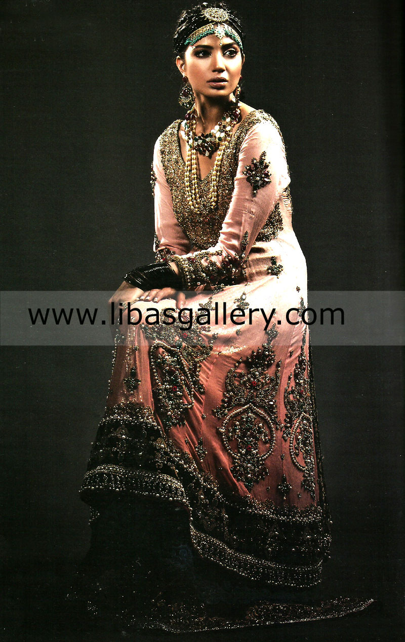 Peach Stephannie Bridal wear 2014