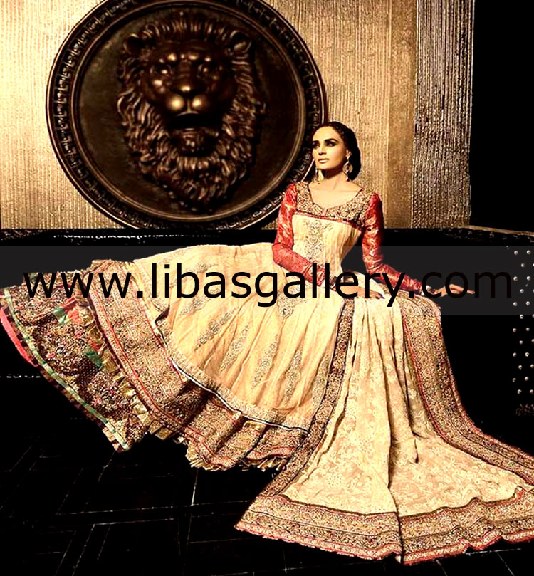 Champagne Sahara Bridal Dress 