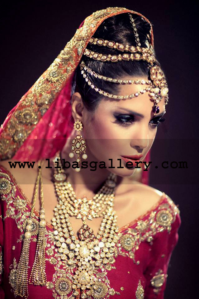 Cerise pink Ritzy Bridal Wear 2014