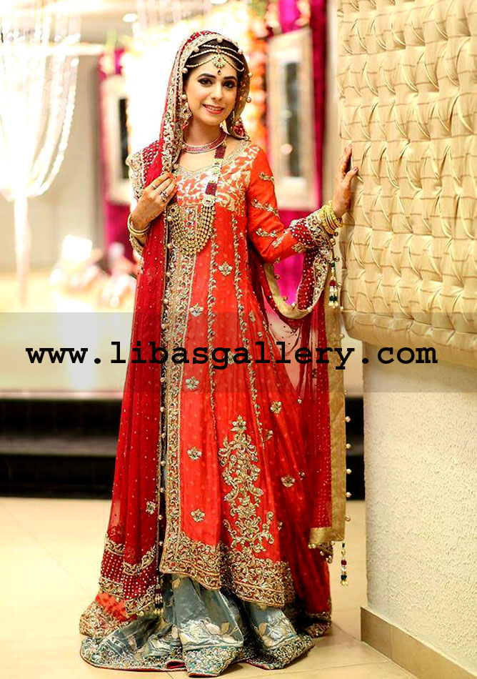 Amber Orange Lucida Bridal Wear 2014