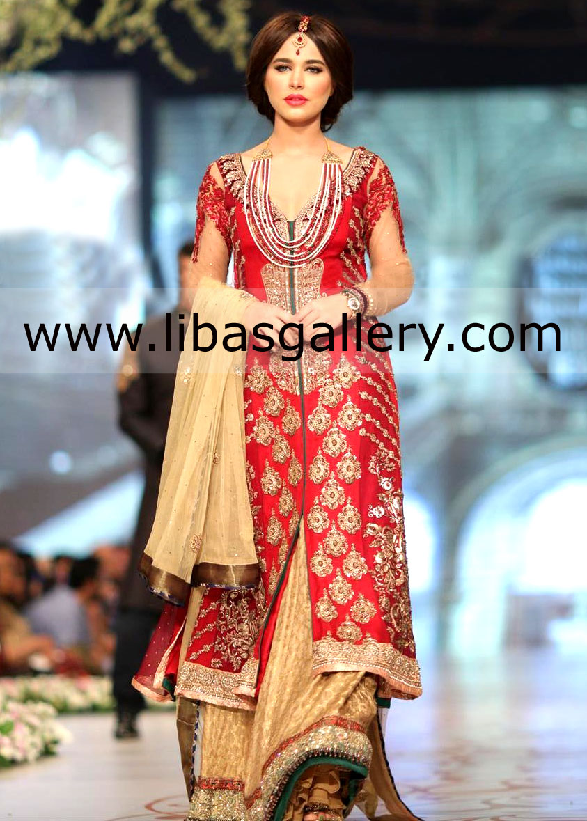 Red New Bridal Wear 2014