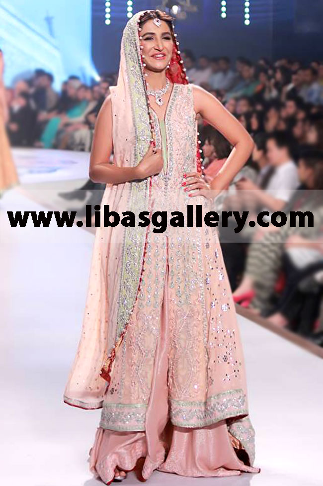 Save upto $200 on special Sale Designer Sana Abbas Wedding & Bridal Lehenga,Sana Abbas Bridal Wear Pakistani Bridal Dresses Designer Bridal Dress Gharara