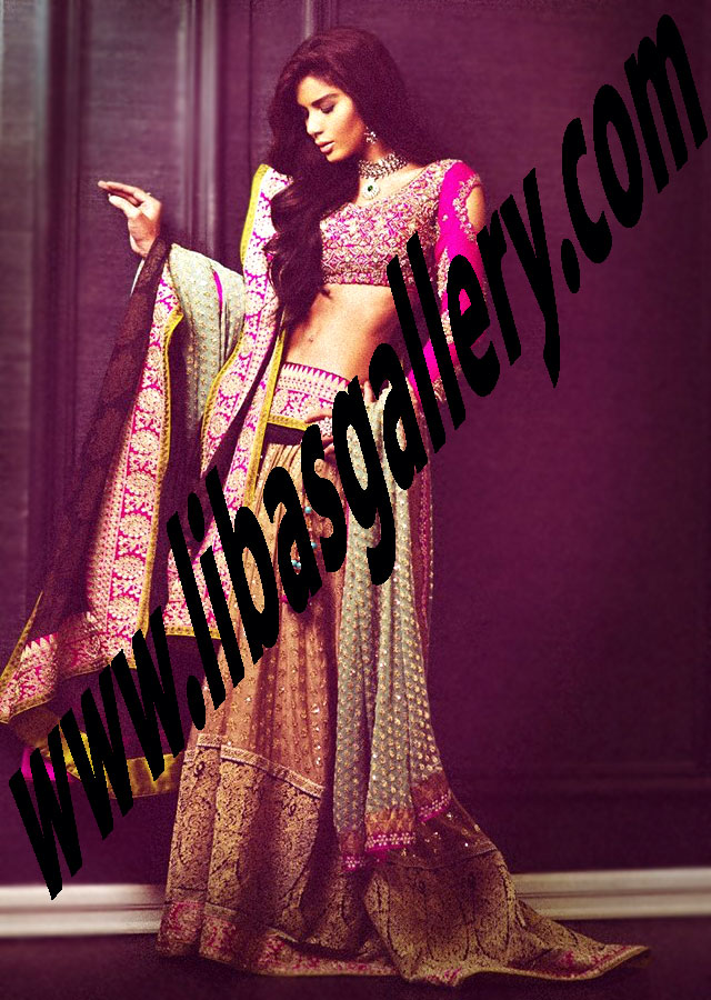 Bridal Wedding Dress with Bridal Lehenga 2