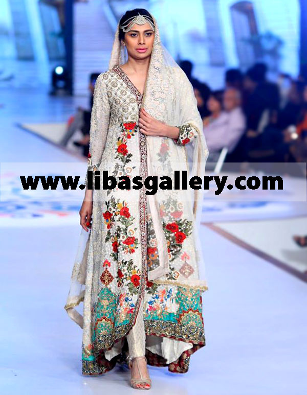 Classy and Chic Bridal Anarkali for Walima Events 10