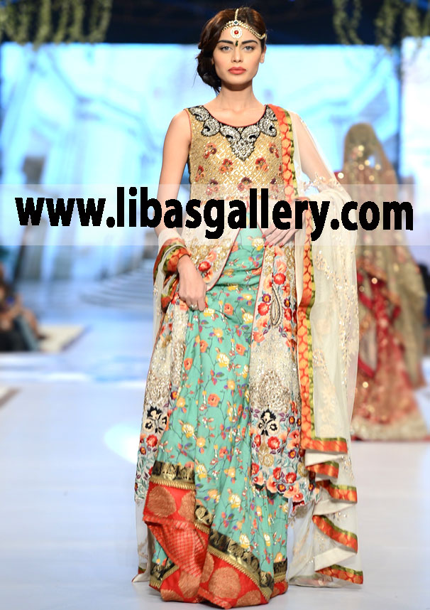 Traditional Wedding dress for Wedding and Valima Reception 17