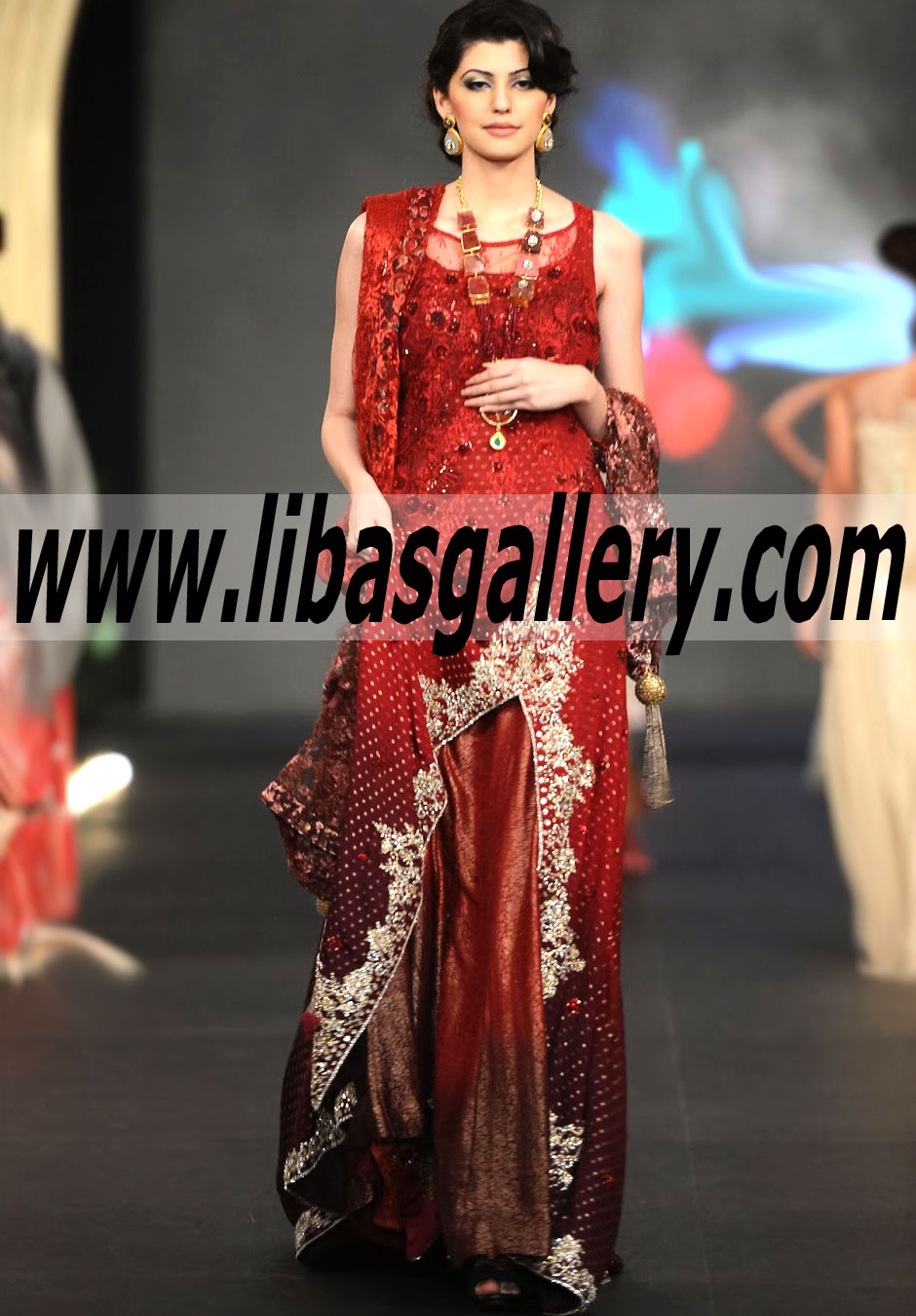Gorgeous look bridal wear Gown