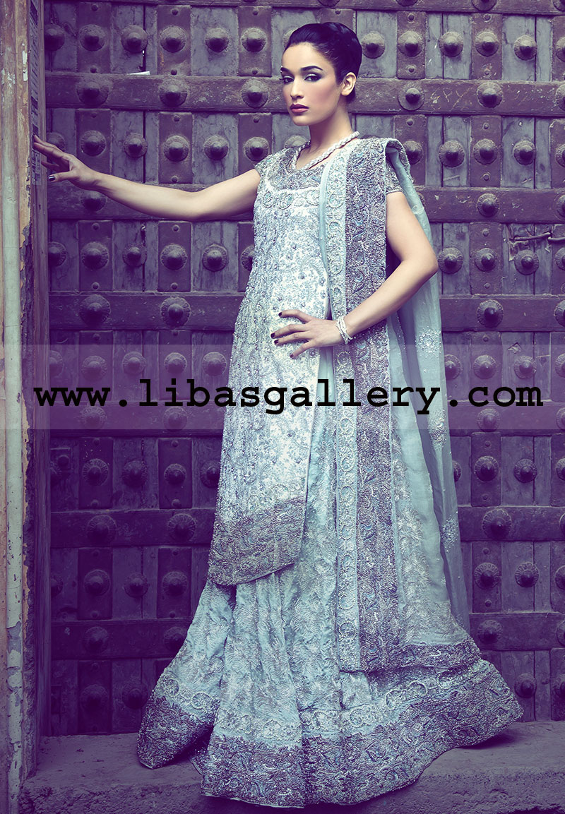 Pastel Blue Sonora Bridal Wear