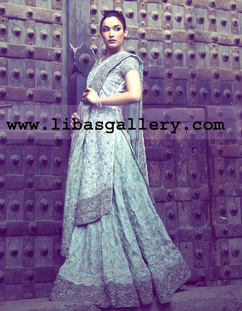 Pastel Blue Sonora Bridal Wear