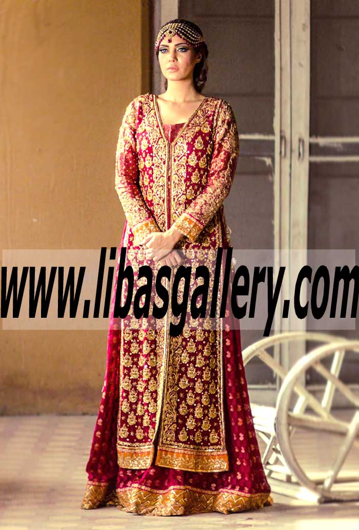 Burgundy Elsa Bridal Wear