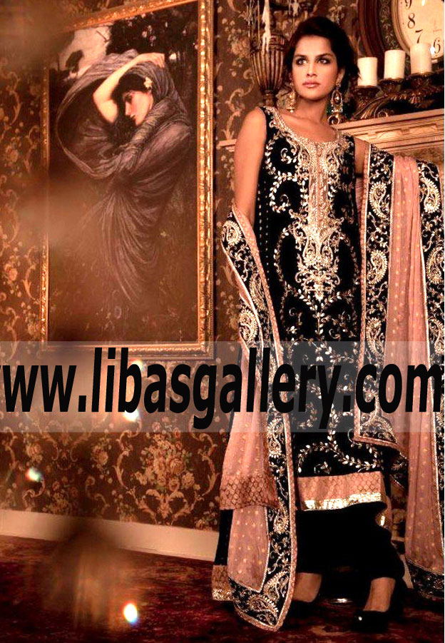 MARIA.B Classy Bridal Gown Coral Spring Florida USA Pakistani Designer MARIA.B Bridal Wear