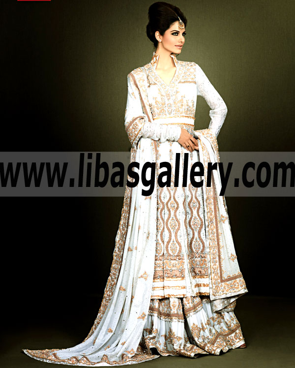 Ravishing Bridal Wear with Stunning Embellishments
