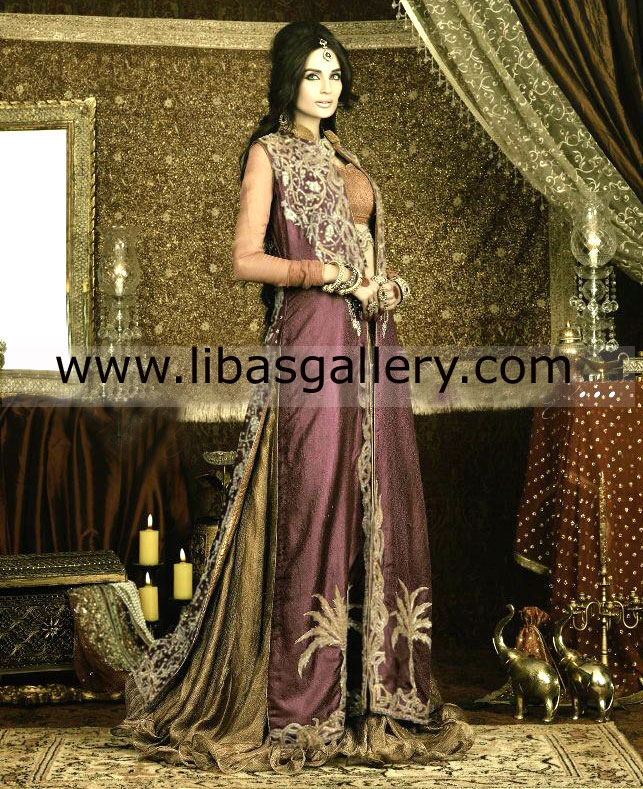 Palatinate Purple Troyees Bridal Dresses