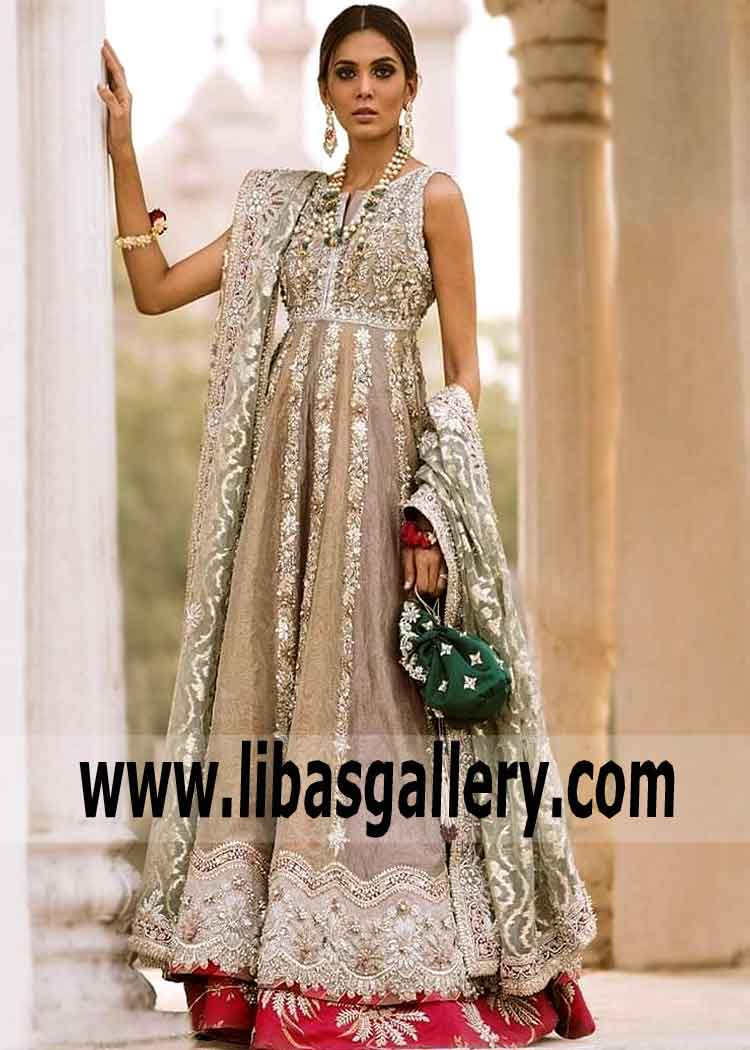 Gorgeous Beaver Lily Anarkali