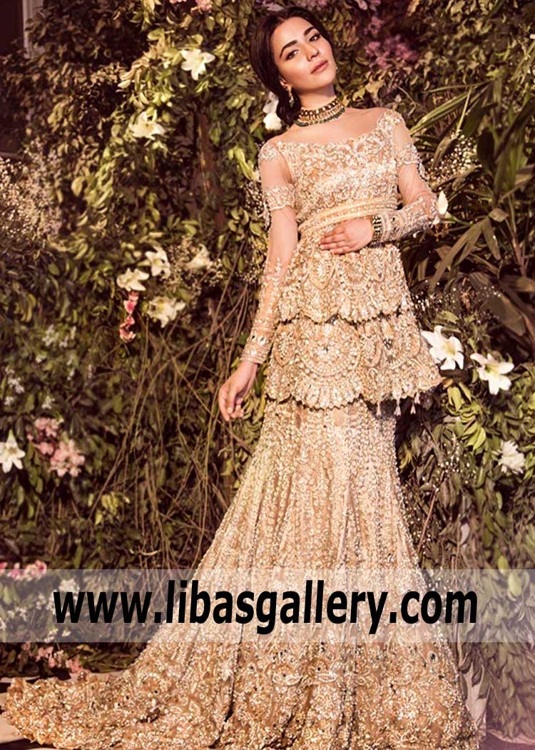 Pakistani Wedding Dresses for Valima Birmingham UK Latest Wedding Lehenga Collection